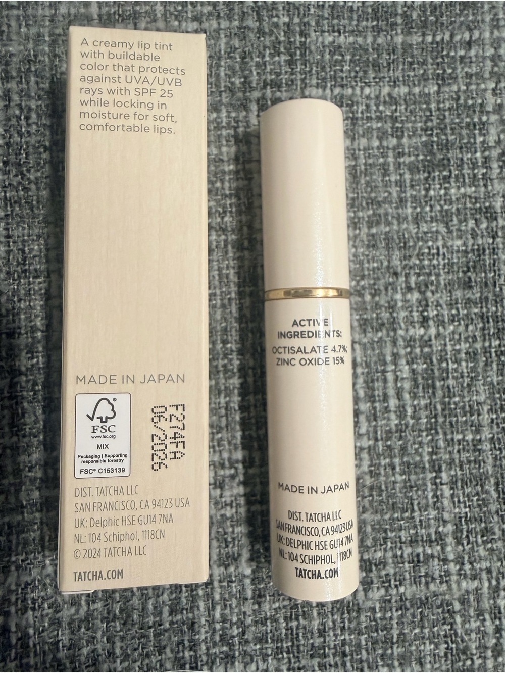 Tatcha Lip Tint Balm in Plum Blossom - Picture 2 of 5